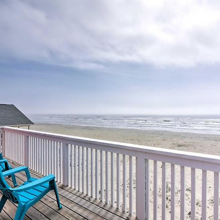 Beachfront Galveston Oasis Balconies, Ocean View! Екстериор снимка